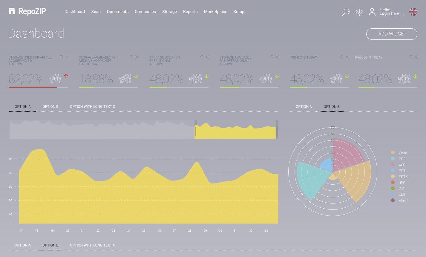 00-Dashboard RepoZIP - Arhivare electronica conform legii